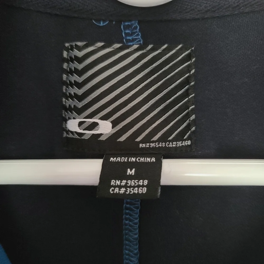 𝅺OAKLE'Y Men's Track Jacket / Zip Up Sweatshirt - Picture 3 of 4